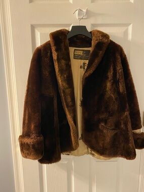 Diane Faux Fur Brown vintage coat